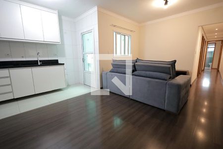 Sala de apartamento para alugar com 3 quartos, 80m² em Vila Pires, Santo André