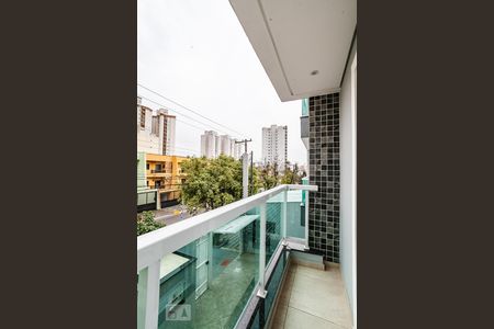 Varanda da Suíte de apartamento para alugar com 3 quartos, 80m² em Vila Pires, Santo André