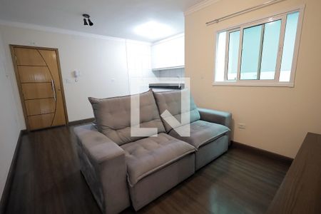 Sala de apartamento para alugar com 3 quartos, 80m² em Vila Pires, Santo André