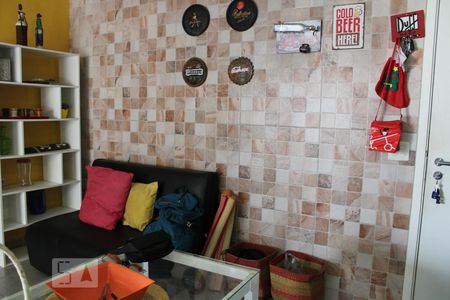 Sala/Cozinha de apartamento para alugar com 2 quartos, 60m² em Vila Matias, Santos