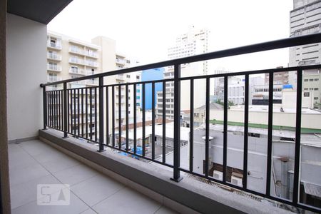 Varanda da Sala de kitnet/studio à venda com 1 quarto, 30m² em Liberdade, São Paulo