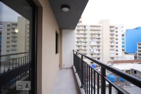 Varanda da Sala de kitnet/studio à venda com 1 quarto, 30m² em Liberdade, São Paulo