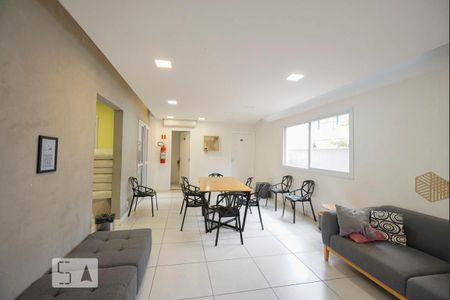 Área comum - Salão de festas de kitnet/studio para alugar com 1 quarto, 27m² em Brás, São Paulo