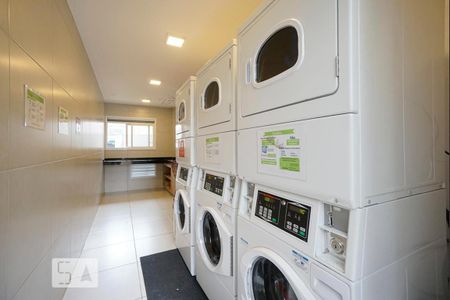 Área comum - Lavanderia de kitnet/studio para alugar com 1 quarto, 27m² em Brás, São Paulo