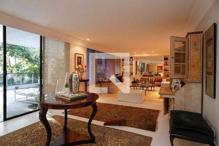 Sala de apartamento à venda com 4 quartos, 467m² em Barra da Tijuca, Rio de Janeiro