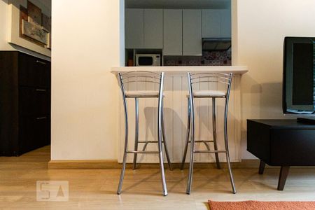 Apartamento à venda com 52m², 1 quarto e 1 vagaBalcão da cozinha