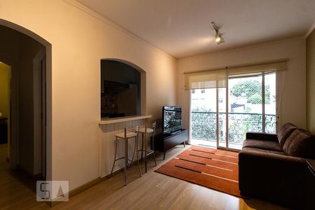 Sala de apartamento à venda com 1 quarto, 52m² em Jardim Paulista, São Paulo