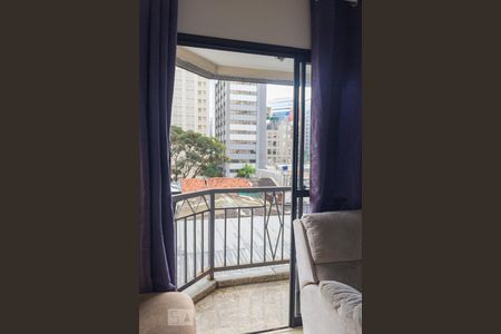 Varanda da Sala de apartamento à venda com 2 quartos, 60m² em Vila Olímpia, São Paulo