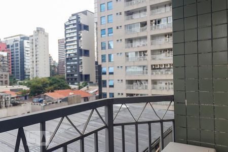 Varanda da Sala de apartamento à venda com 2 quartos, 60m² em Vila Olímpia, São Paulo