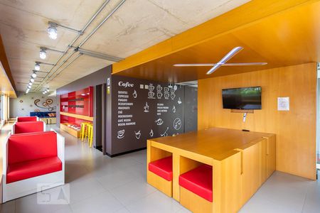 Studio para alugar com 70m², 1 quarto e 2 vagasÁrea comum - Espaço café