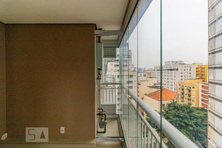 Studio - Varanda de apartamento para alugar com 1 quarto, 36m² em Bela Vista, São Paulo