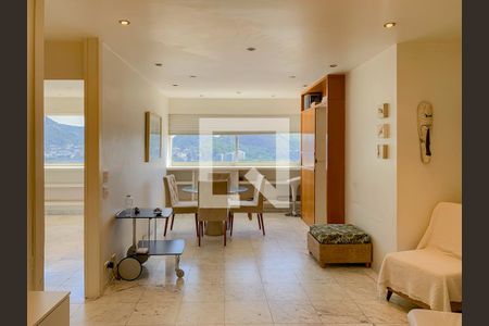 Sala de apartamento para alugar com 1 quarto, 55m² em Leblon, Rio de Janeiro