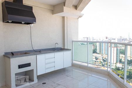 Varanda gourmet de apartamento à venda com 3 quartos, 148m² em Vila Osasco, Osasco