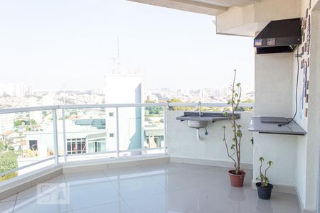 Varanda gourmet de apartamento à venda com 3 quartos, 155m² em Vila Osasco, Osasco
