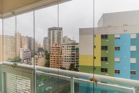 Varanda de apartamento para alugar com 1 quarto, 46m² em Bela Vista, São Paulo