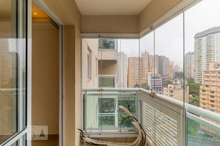 Varanda de apartamento para alugar com 1 quarto, 46m² em Bela Vista, São Paulo