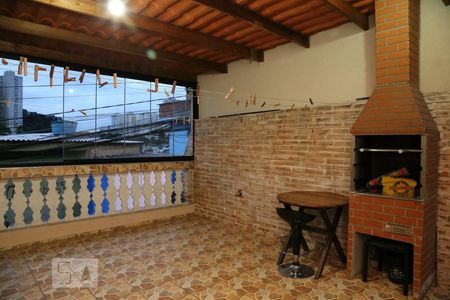 Varanda gourmet de casa à venda com 3 quartos, 125m² em Parque Taboão, Taboão da Serra
