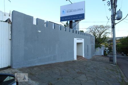 Fachada do Condomínio de kitnet/studio para alugar com 1 quarto, 25m² em Santa Tereza, Porto Alegre