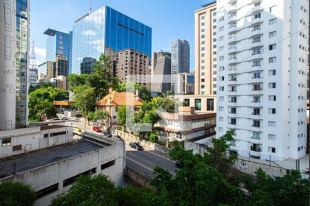 Vista da Sala de apartamento para alugar com 2 quartos, 52m² em Bela Vista, São Paulo