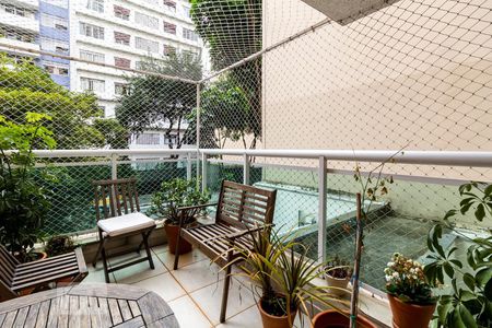 Varanda de apartamento à venda com 3 quartos, 82m² em Santa Cecília, São Paulo
