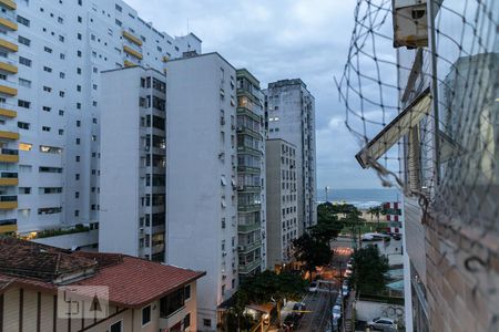 Vista de apartamento para alugar com 3 quartos, 100m² em José Menino, Santos