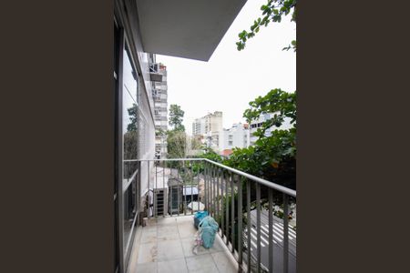 Varanda da sala  de apartamento à venda com 3 quartos, 125m² em Gávea, Rio de Janeiro