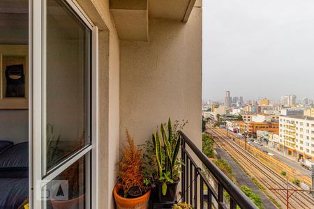 Varanda da Sala de apartamento para alugar com 2 quartos, 50m² em Luz, São Paulo
