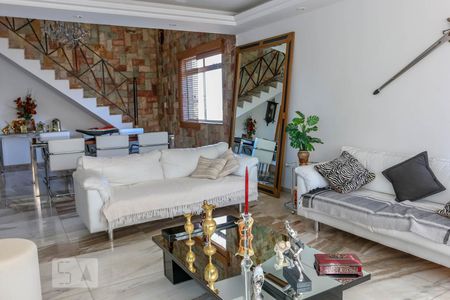 Sala de apartamento à venda com 4 quartos, 370m² em Grajaú, Belo Horizonte