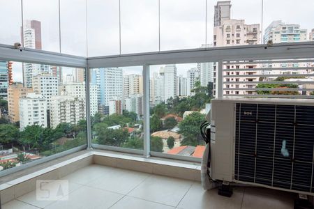 Varanda de apartamento para alugar com 1 quarto, 44m² em Paraíso, São Paulo