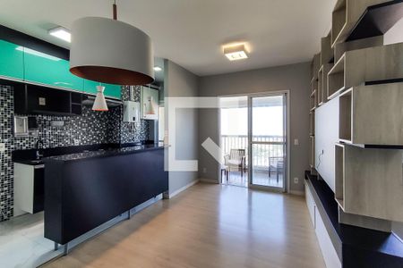 Sala de apartamento à venda com 2 quartos, 63m² em Fazenda Morumbi, São Paulo