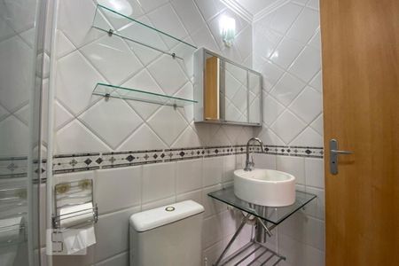 Banheiro da Suíte de apartamento para alugar com 1 quarto, 40m² em Vila Andrade, São Paulo