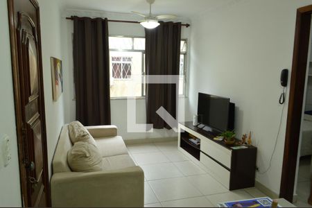 Sala  de apartamento à venda com 1 quarto, 45m² em Pechincha, Rio de Janeiro