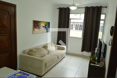 Sala de apartamento à venda com 1 quarto, 45m² em Pechincha, Rio de Janeiro