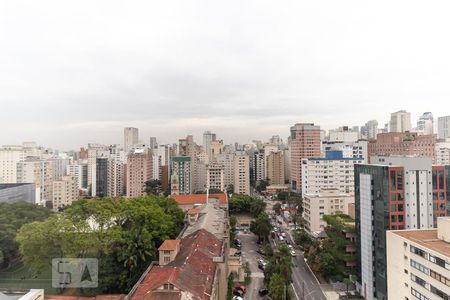 Quarto - vista de apartamento para alugar com 1 quarto, 55m² em Jardim Paulista, São Paulo