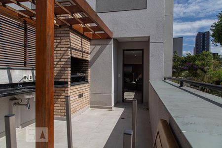 Studio para alugar com 42m², 1 quarto e 1 vagaChurrasqueira