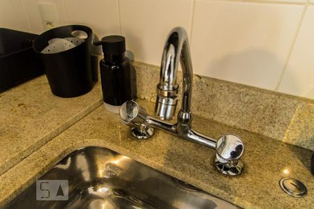 Studio à venda com 44m², 1 quarto e 1 vagaCozinha - Torneira