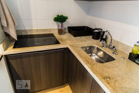 Studio à venda com 44m², 1 quarto e 1 vagaCozinha - Detalhe