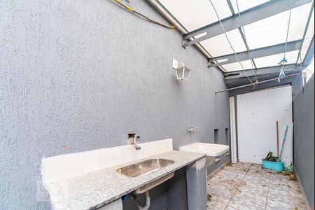 Varanda da Sala de casa à venda com 3 quartos, 150m² em Vila Valparaiso, Santo André