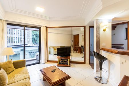 Sala de apartamento para alugar com 1 quarto, 40m² em Itaim Bibi, São Paulo