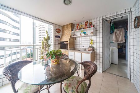Varanda Gourmet de apartamento à venda com 3 quartos, 106m² em Centro, Santo André