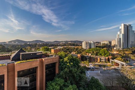 Vista da Varanda de apartamento à venda com 1 quarto, 59m² em Alphaville Empresarial, Barueri