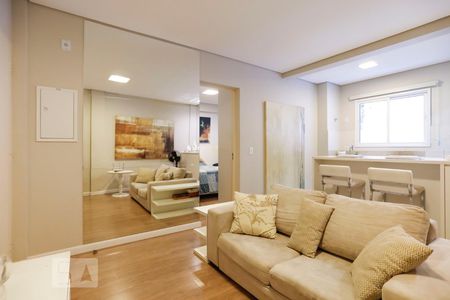 Sala de apartamento à venda com 1 quarto, 43m² em República, São Paulo