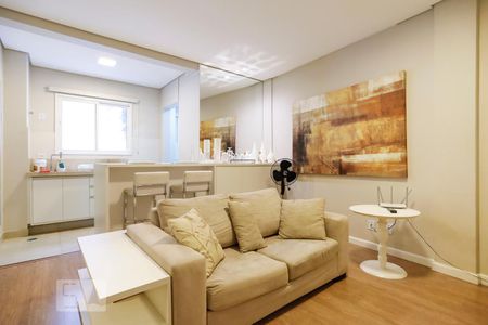 Sala de apartamento à venda com 1 quarto, 43m² em República, São Paulo