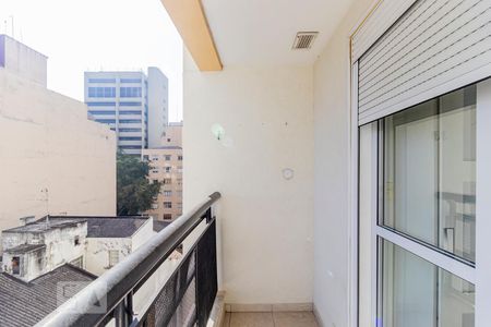 Studio para alugar com 28m², 1 quarto e 1 vagaVaranda