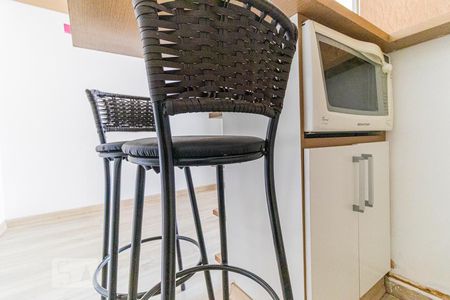 Studio para alugar com 28m², 1 quarto e 1 vagaCozinha - Microondas