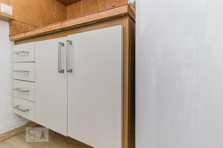 Studio para alugar com 28m², 1 quarto e 1 vagaCozinha - Armários