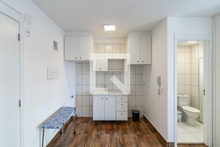 Studio - Cozinha de kitnet/studio para alugar com 1 quarto, 27m² em Vila Butantã, São Paulo