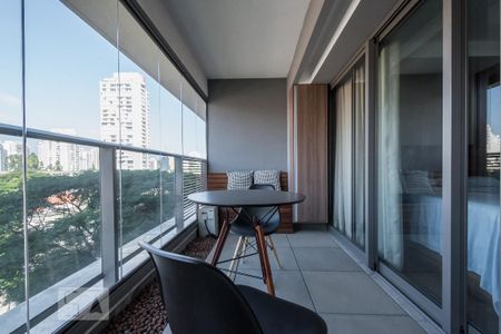 Studio para alugar com 41m², 1 quarto e sem vagaVaranda