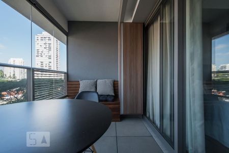 Studio para alugar com 41m², 1 quarto e sem vagaVaranda