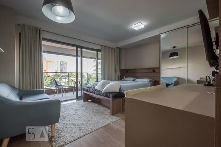 Quarto de kitnet/studio para alugar com 1 quarto, 41m² em Brooklin Paulista, São Paulo